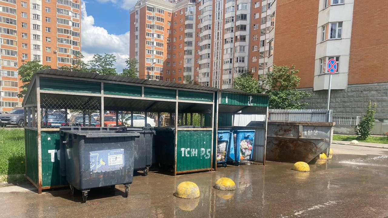 Порядка 1,2 тыс. дополнительных мусорных баков установят в Подмосковье